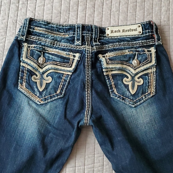 Rock Revival Kai Easy Boot Stretch Jean MSRP $168 - Picture 9 of 12